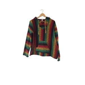 Hemp Pullover Rasta Design XL